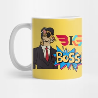 BIG TIGER BOSS POP ART STYLE DESIGN Mug